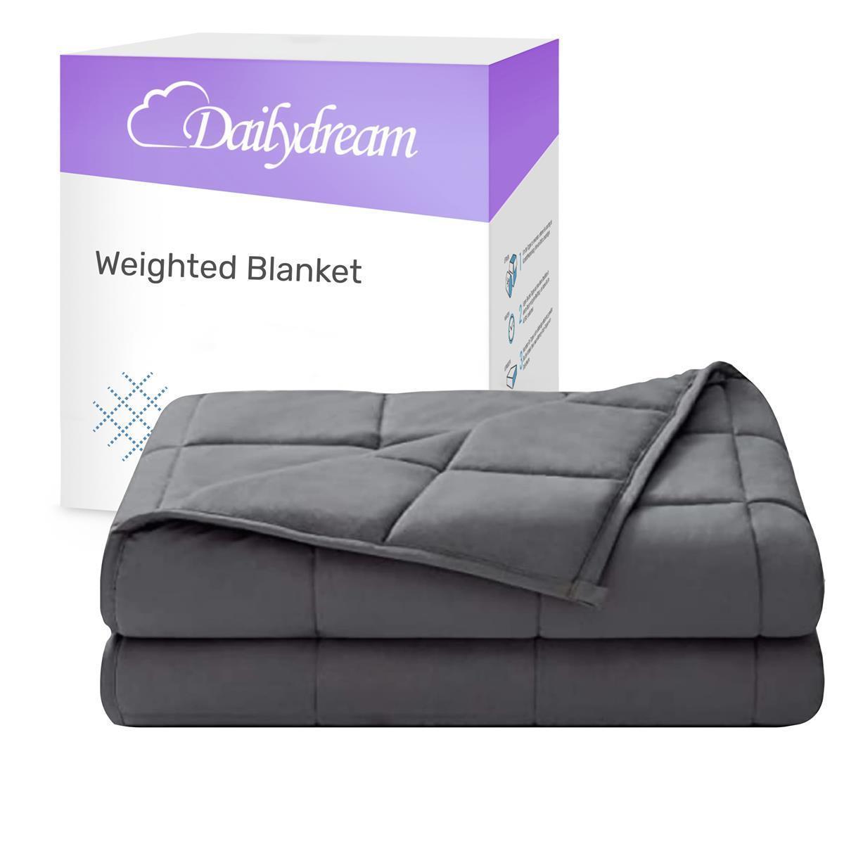 Couverture lestée Dailydream pour adulte 100 % coton.